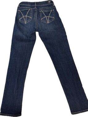 Kut from the Kloth Women's Straight Leg Jeans in Dark Blue